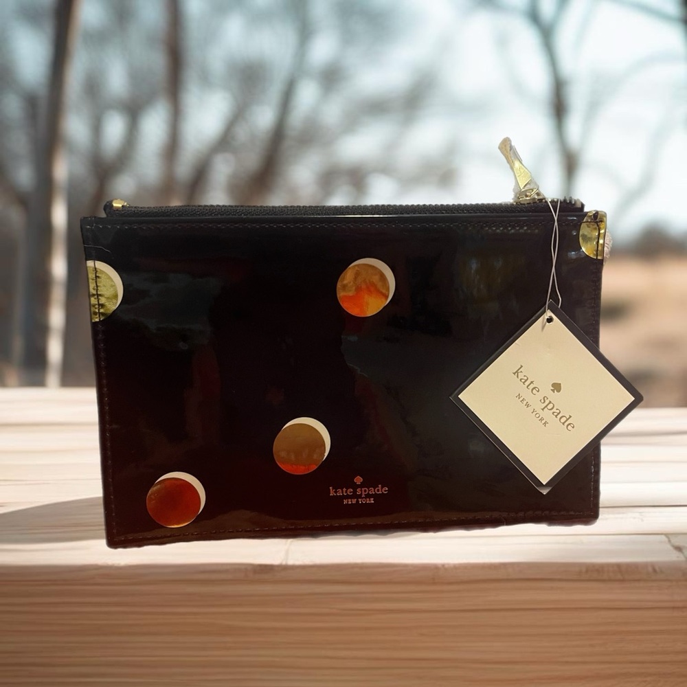 NWT Kate Spade Scatter Dot Pencil Pouch